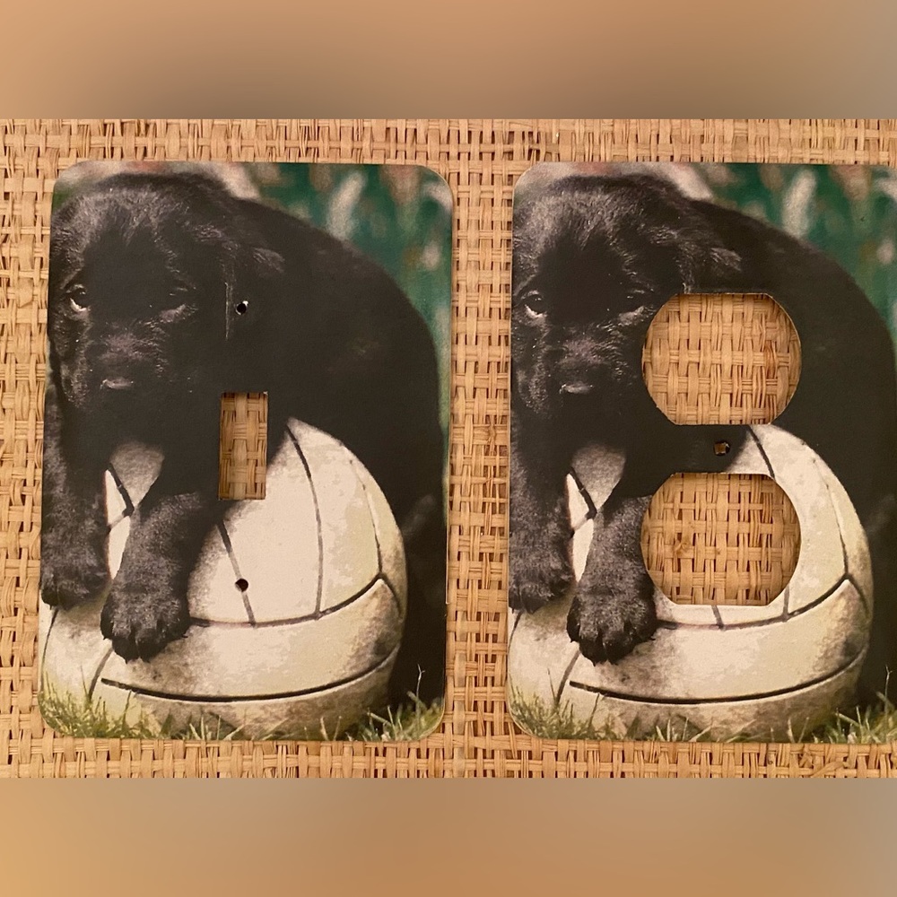 Labrador Dog Electrical Wall Switch Plate Cover & Outlet Receptacle Cover